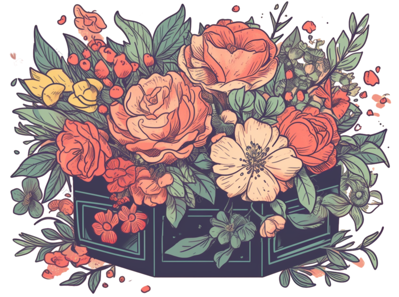 花卉图片,花束元素,PNG,免抠素材